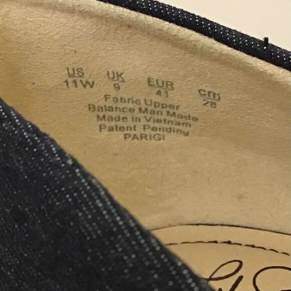 Life Stride 11W Parigi Blue Denim Heels Women’s Pumps Comfort Shoes Wide Width - Picture 8 of 11